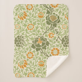 Cobertor Sherpa Grafton Pattern (por William Morris)