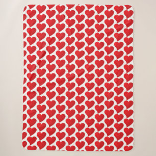 Cobertor Sherpa Grande Coração Vermelho, Amor, Dia de os namorad
