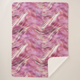 Cobertor Sherpa Grelha Dourada de Rosa Rosa Rosa Girassol