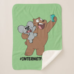 Cobertor Sherpa Grizz & Nom - #InternetFamous