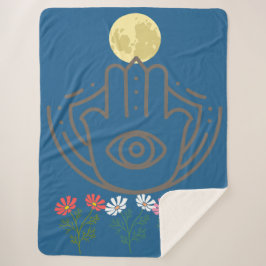 Cobertor Sherpa "Guardian Moon: Customizable Protection Blanket"