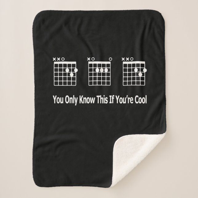 Cobertor Sherpa Guitarist Dad Guitar Tab Musical Birthday (Frente)