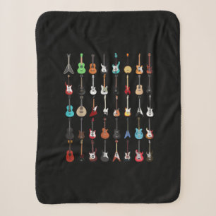 Cobertor Sherpa Guitarrista Guitarrista Instrumento Musical Rock a