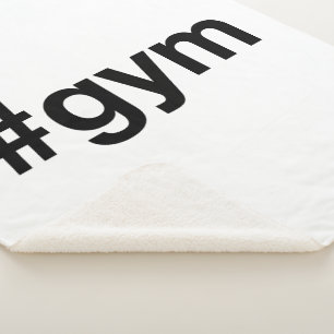 Cobertor Sherpa GYM Hashtag