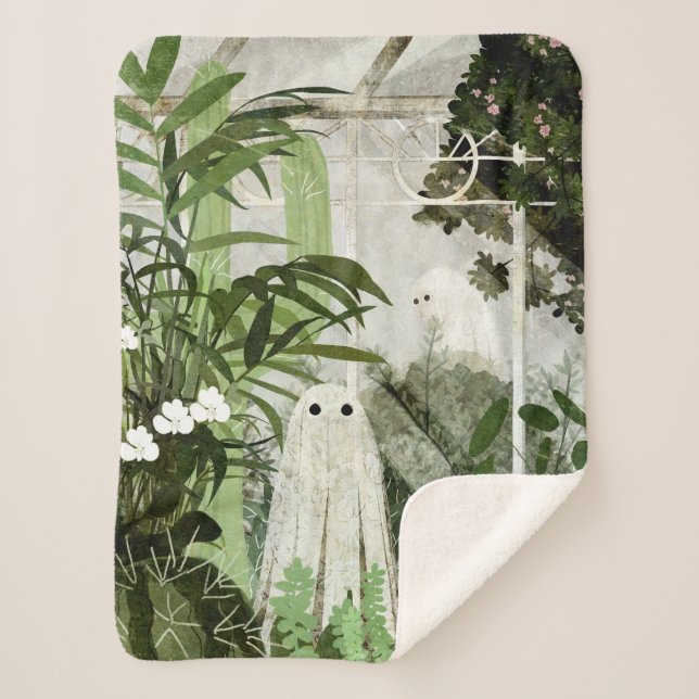 Cobertor Sherpa Há Um Fantasma Na Estufa Novamente... (Frente)