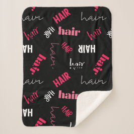 Cobertor Sherpa Hair Dresser Sherpa Blanket