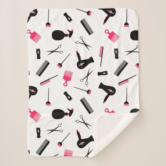 Cobertor Sherpa Hair Dresser Sherpa Blanket (Frente)