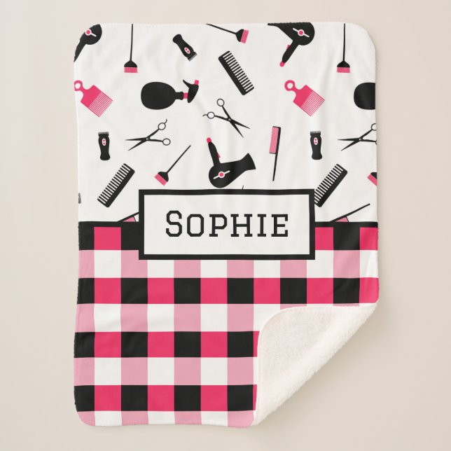 Cobertor Sherpa Hair Dresser Sherpa Blanket (Frente)