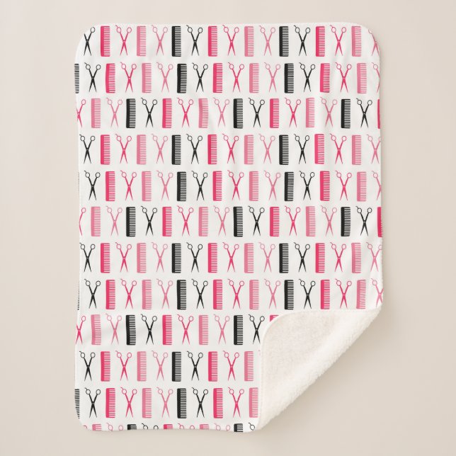 Cobertor Sherpa Hair Dresser Sherpa Blanket (Frente)