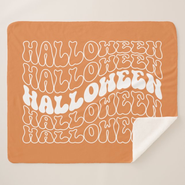 Cobertor Sherpa Halloween (Frente (Horizontal))