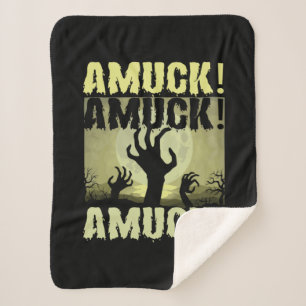 Cobertor Sherpa Halloween Amuck Amuck Halloween Aaniversário