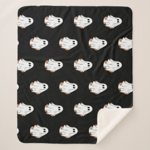 Cobertor Sherpa Halloween Ghost, Dia de as Bruxas engraçado, Festa