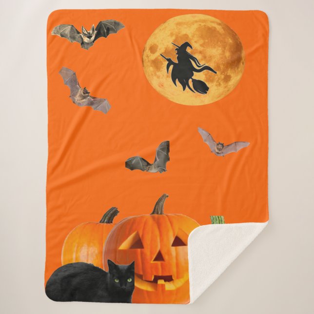 Cobertor Sherpa Halloween Sherpa Blanket (Frente)
