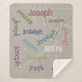 Cobertor Sherpa HAMbWG - Voo mais suave - Seu nome!