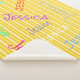 Cobertor Sherpa HAMbWG - Voo mais suave - Seu nome!