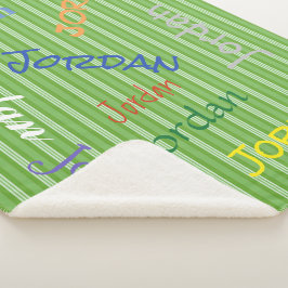 Cobertor Sherpa HAMbWG - Voo mais suave - Seu nome!