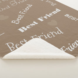 Cobertor Sherpa HAMbWG - Voo mais suave - Seu nome!