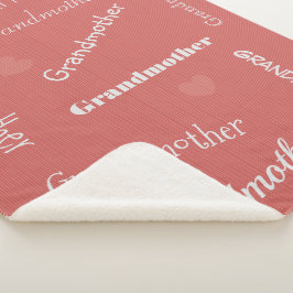 Cobertor Sherpa HAMbWG - Voo mais suave - Seu nome!