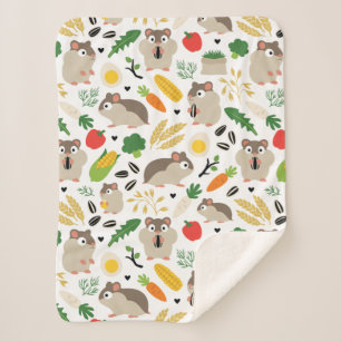 Cobertor Sherpa Hamsters E Seus Ameaças