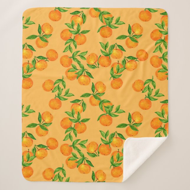 Cobertor Sherpa Hand drawn seamless background pattern inspired by (Frente)