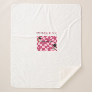 Cobertor Sherpa happiness is you blanket