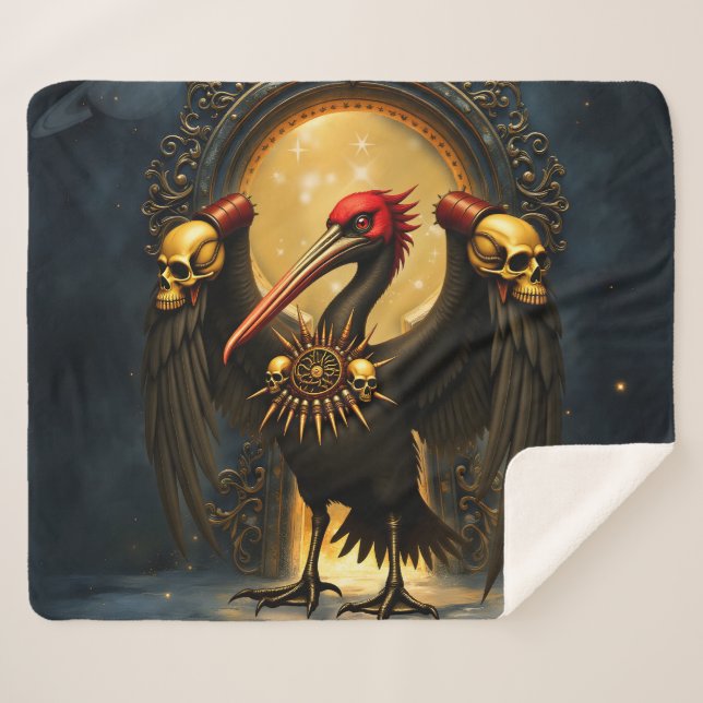 Cobertor Sherpa Harbinger of the Golden Gate The Nocturnal Pelican (Frente (Horizontal))