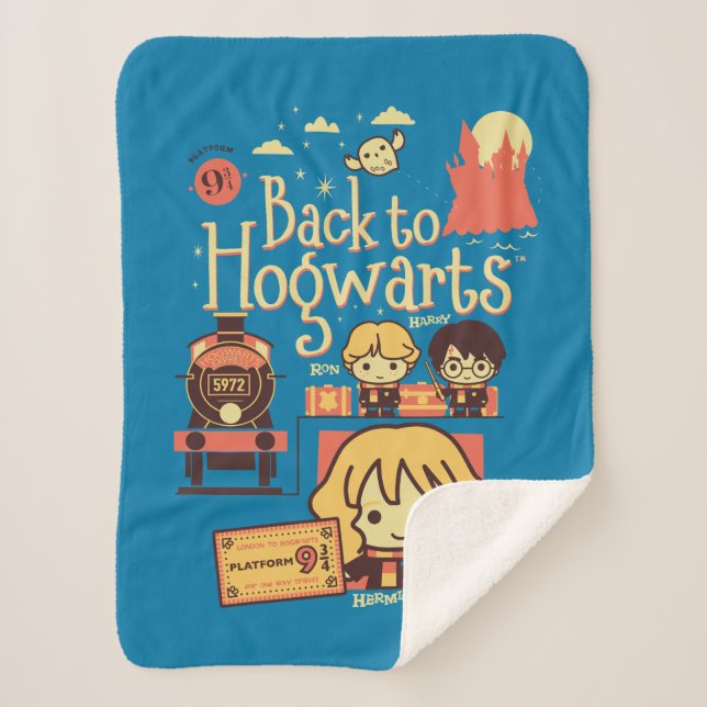 COBERTOR SHERPA HARRY POTTER™ | BACK TO HOGWARTS™ (Frente)