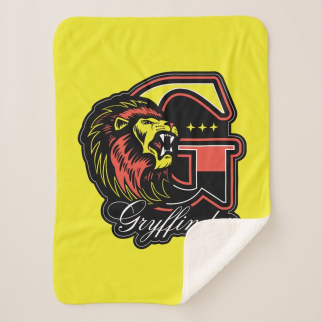 Cobertor Sherpa HARRY POTTER™ | Crachá atlético GRYFFINDOR™ (Frente)