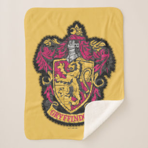 Cobertor Sherpa Harry Potter   Gryffindor House Crest
