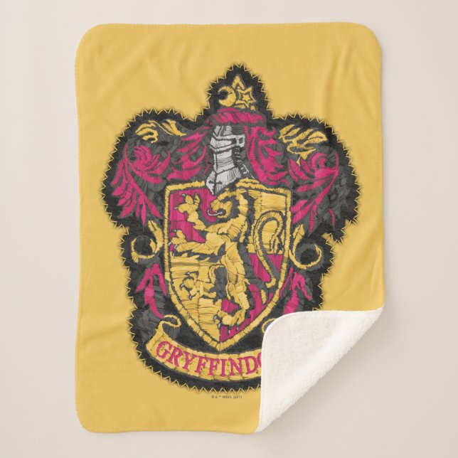 Cobertor Sherpa Harry Potter | Gryffindor House Crest (Frente)