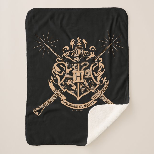 Cobertor Sherpa Harry Potter | Hogwarts Crest (Frente)