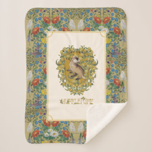 Cobertor Sherpa HARRY POTTER™   HUFFLUFF™ Crest