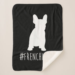 Cobertor Sherpa hashtag frenchie pai francês buldog pai