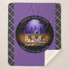 Cobertor Sherpa Haunted Yakitori Haven