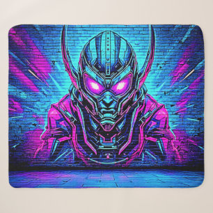 Cobertor Sherpa Heroico Cyberpunk Vibe