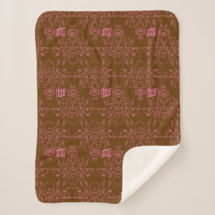 Cobertor Sherpa Hieroglifo da Força de Fome de Aqua Teen