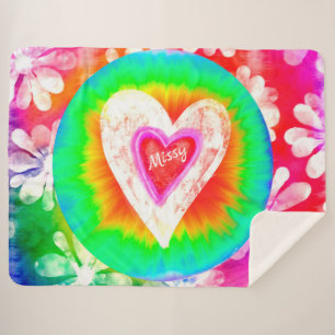 Cobertor Sherpa Hippy Heart