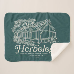 Cobertor Sherpa HOGWARTS™ Herbology Greenhouse