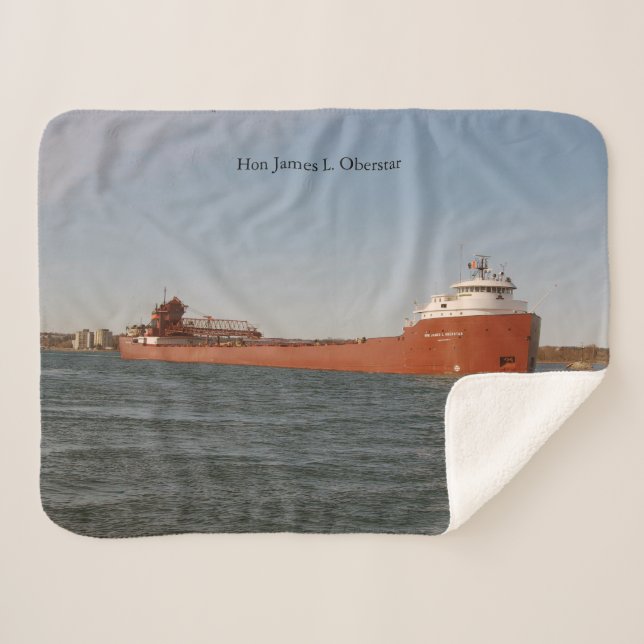 Cobertor sherpa Hon James L. Oberstar (Frente (Horizontal))