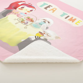 Cobertor Sherpa Hora do chá