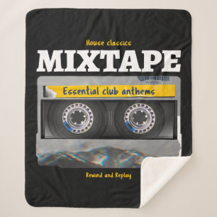 Cobertor Sherpa House Classics Mixtape Club Anthems
