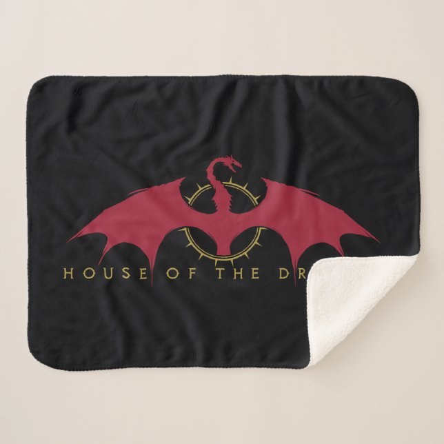 Cobertor Sherpa HOUSE OF THE DRAGON | Red Dragon Graphic (Frente (Horizontal))