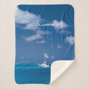 Cobertor Sherpa Iate para o Azul