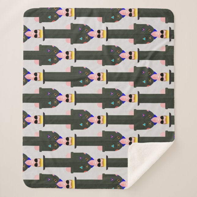 Cobertor Sherpa Iceman – Patterned Sherpa Blanket (Frente)