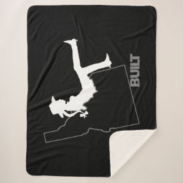 Cobertor Sherpa Idaho Cowgirl