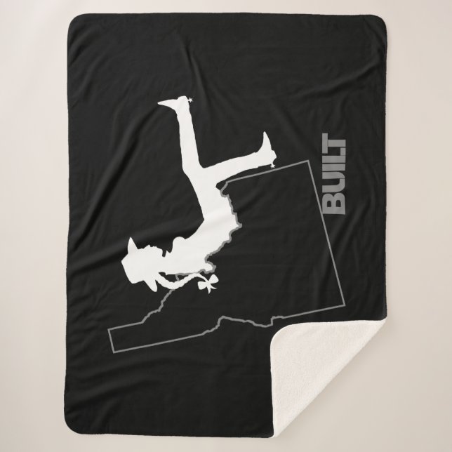 Cobertor Sherpa Idaho Cowgirl (Frente)