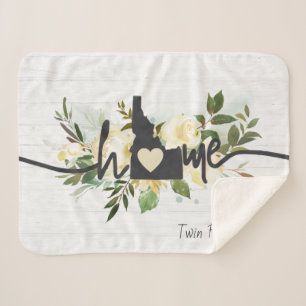 Cobertor Sherpa Idaho State Personalizou Sua Russa Cidade