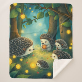 Cobertor Sherpa  Igelzauber im Lichterwald