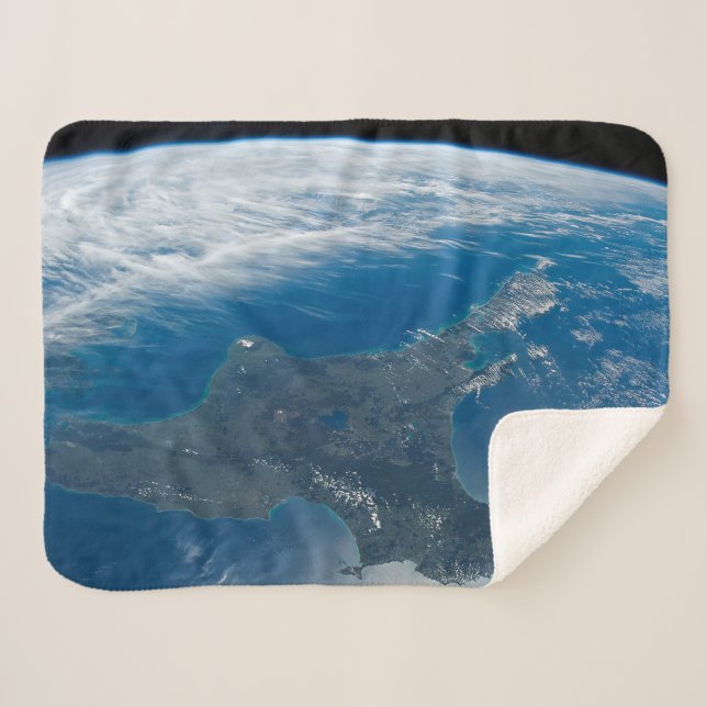 Cobertor Sherpa Ilha do Norte da Nova Zelândia. (Frente (Horizontal))