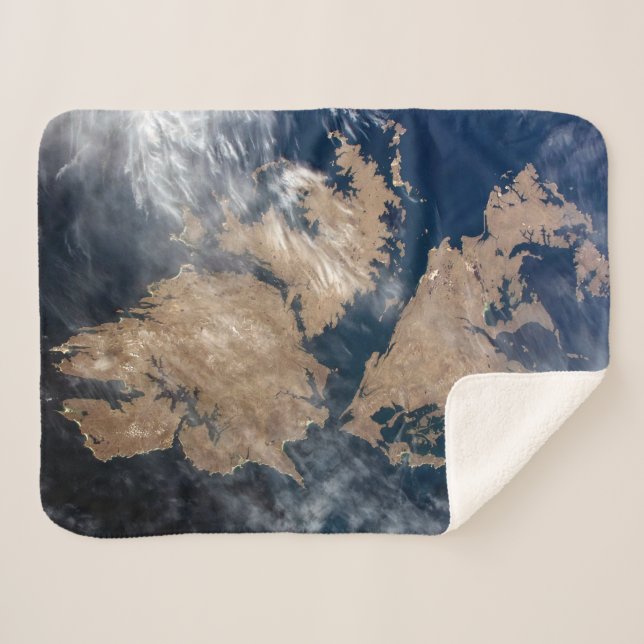 Cobertor Sherpa Ilhas Falkland (Ilhas Malvinas). (Frente (Horizontal))